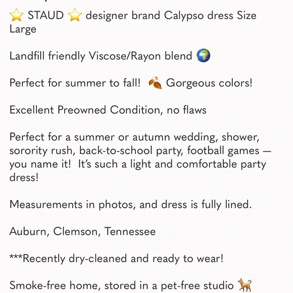 STAUD Calypso Dress L - Picture 13 of 13
